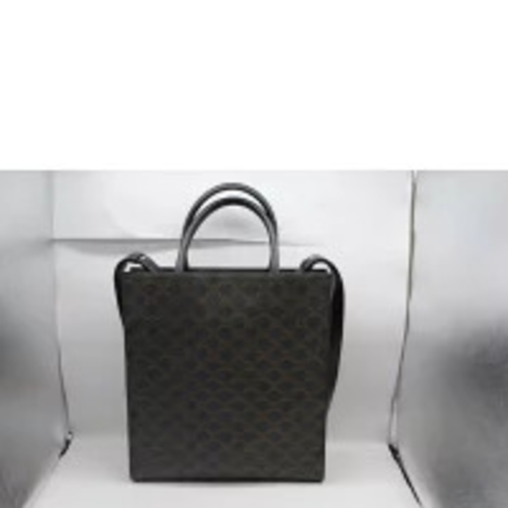 Celine Triomphe Vertical Cabas S Handbag Black